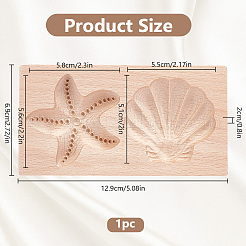 Деревянные Молды для печенья DIY-WH0304-967