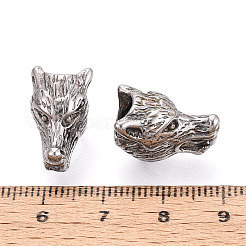 Бусины европейского стиля с крупными отверстиями из нержавеющей стали 304&nbsp;STAS-T072-143P