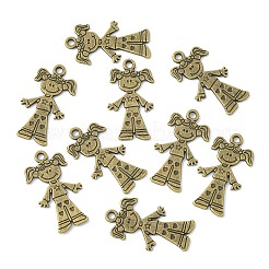 Тибетский стиль сплава девушка подвески&nbsp;LS-TIBEP-S116-AB-NR