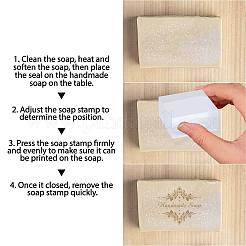 Прозрачные акриловые штампы для мыла&nbsp;DIY-WH0442-004