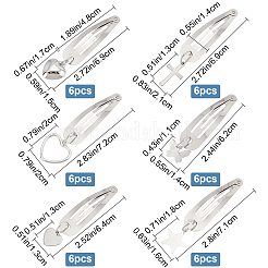36 шт. 6 стильные железные заколки для волос&nbsp;PHAR-CP0001-08