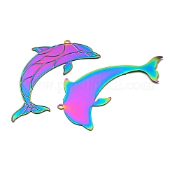 Ионное покрытие (ip) нержавеющая сталь 304 травленые металлические украшения подвески&nbsp;STAS-G328-05G-RC