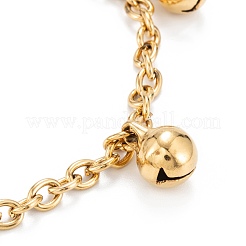 Браслеты с подвесками из нержавеющей стали 304 с вакуумным покрытием PVD&nbsp;STAS-A052-34G