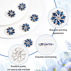 6 шт. латунные пуговицы со стразами&nbsp;FIND-FG0001-96B