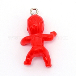 Непрозрачные пластиковые подвески&nbsp;KY-WH0024-12B