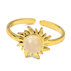 Кольца из натурального смешанного камня&nbsp;RJEW-Q822-52G