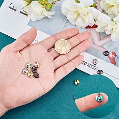 Вакуумное покрытие pvd 304 нержавеющая сталь овальные звенья соединители&nbsp;STAS-UN0009-60M