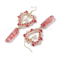 Серьги-подвески из нержавеющей стали 304&nbsp;EJEW-MZ00195