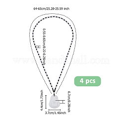 4 шт. ожерелье с подвеской в виде Будды Майтреи из искусственного камня&nbsp;NJEW-FI0001-62B