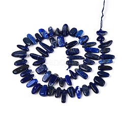 Нитки бусины из натурального ляписа-лазури&nbsp;G-Z091-A23