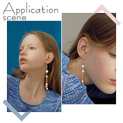 40 шт. 4-х цветные подвески из нержавеющей стали 304&nbsp;STAS-UN0031-14