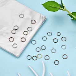 Разноцветные железные разрезные кольца&nbsp;JRD7MM-M