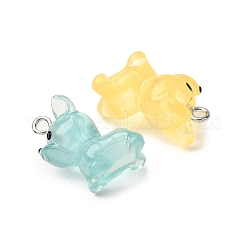 Подвески из светящейся прозрачной смолы&nbsp;RESI-Z043-02P