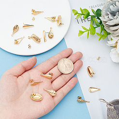 16 шт. 4 шт. фурнитура для сережек-гвоздиков из нержавеющей стали 304&nbsp;STAS-AR0001-40