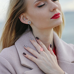 Набор для самостоятельного изготовления пустого куполообразного кольца&nbsp;DIY-UN0004-18B