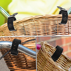 4 пара ремней для велосипедной корзины из искусственной кожи&nbsp;AJEW-CL0001-32A