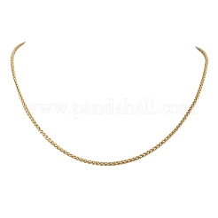 Ожерелья из цепочек пшеницы из нержавеющей стали 304 толщиной 2.5 мм&nbsp;NJEW-JN05719