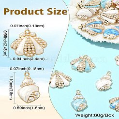 20 шт. 10 стиля подвески из сплава и эмали на морскую тематику&nbsp;FIND-CJ0002-93