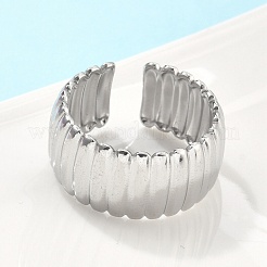 Кольцо-манжета из нержавеющей стали 304 для женщин&nbsp;RJEW-U014-05P