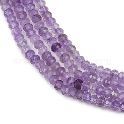 Природный аметист нитей бисера&nbsp;LS-G-L625-A01-3x2mm-01