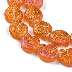 Стеклянные бусины с гальваническим покрытием &nbsp;EGLA-F164-FR01