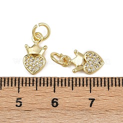 Латунные микро проложить кубического циркония подвески&nbsp;ZIRC-I367-02G-02