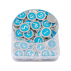 26 буквы сплав эмаль звенья соединители&nbsp;ENAM-TA0002-19B