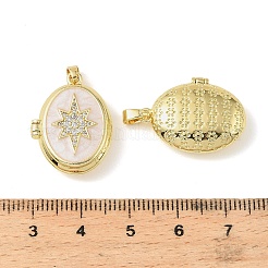 Латунные микропроволочные кубические циркониевые медальоны&nbsp;KK-A290-09G