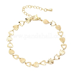 Браслет из латунных звеньев для женщин&nbsp;BJEW-K298-05G