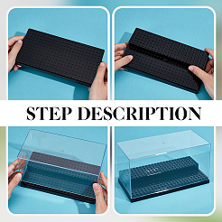 2-ярусные акриловые витрины для минифигурок&nbsp;ODIS-WH0027-047C