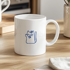 6 шт. 6 стиля бумажных керамических наклеек&nbsp;DIY-SD0002-09B