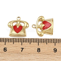 Подвески из нержавеющей стали 304 с эмалью&nbsp;STAS-P415-12G