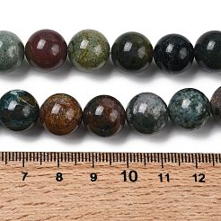 Природного индийского агата бисер нитей&nbsp;G-G515-12mm-05