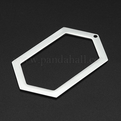 Большие подвески из нержавеющей стали 201 с открытым задним безелем STAS-R111-LA083-1