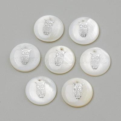 Подвески из пресноводных оболочек SHEL-Q010-007P-1