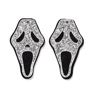 Непрозрачные акриловые подвески&nbsp;X-MACR-M020-10-1