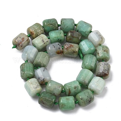 Натуральные хризопразные бисерные пряди&nbsp;G-C270-D01-02-1