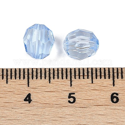 Прозрачные акриловые бусины&nbsp;OACR-Q015-01F-1