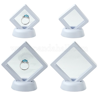 4шт 2 стиля пластиковый 3D плавающий держатель рамки дисплея&nbsp;ODIS-FS0001-02A-1