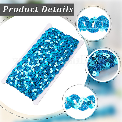 Бусины-пайетки из полиэстера&nbsp;OCOR-WH20012-13F-1