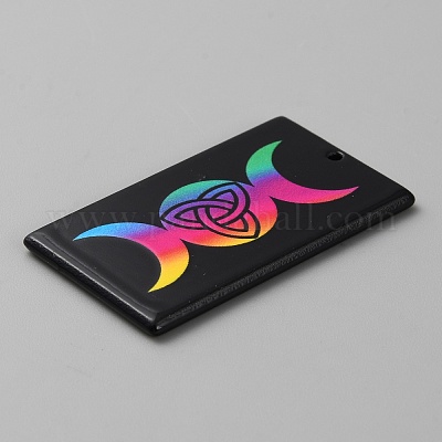 Печатные акриловые подвески OACR-WH0036-23L-1