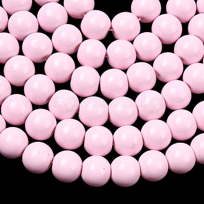 Окрашенные стеклянные бусины &nbsp;DGLA-S071-8mm-B2-1