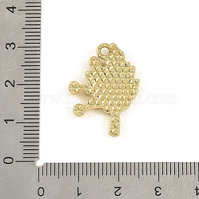 Подвески из сплава кофе с эмалью&nbsp;ENAM-B038-01G-05-1