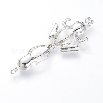 Полые медные Locket подвески&nbsp;LS-KK-S315-07P-1