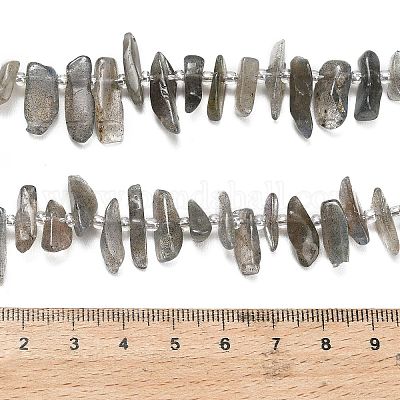 Природные лабрадорита бисер нитей&nbsp;G-Z124-C01-01-1