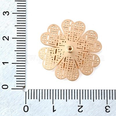 Шапочки и конусы для бусин&nbsp;KK-C167-03C-G-1