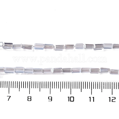 Гальваническое покрытие прозрачные стеклянные бусины нити перламутровый блеск покрытие EGLA-H106-01A-PL01-1