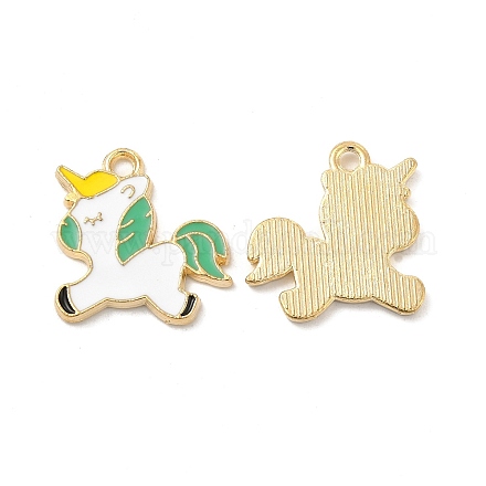 Подвески из эмали и сплава&nbsp;ENAM-M052-07G-D-1