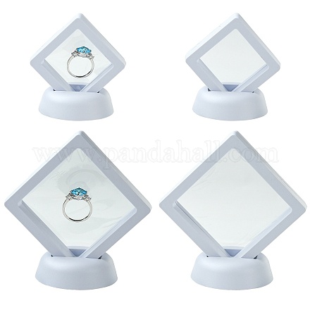 4шт 2 стиля пластиковый 3D плавающий держатель рамки дисплея&nbsp;ODIS-FS0001-02A-1