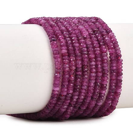 Натуральные рубиновые бисерные пряди&nbsp;G-A304-A01-01-1